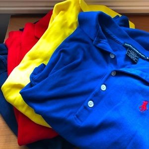 4 golf Ralph Lauren Sport polos, size small
